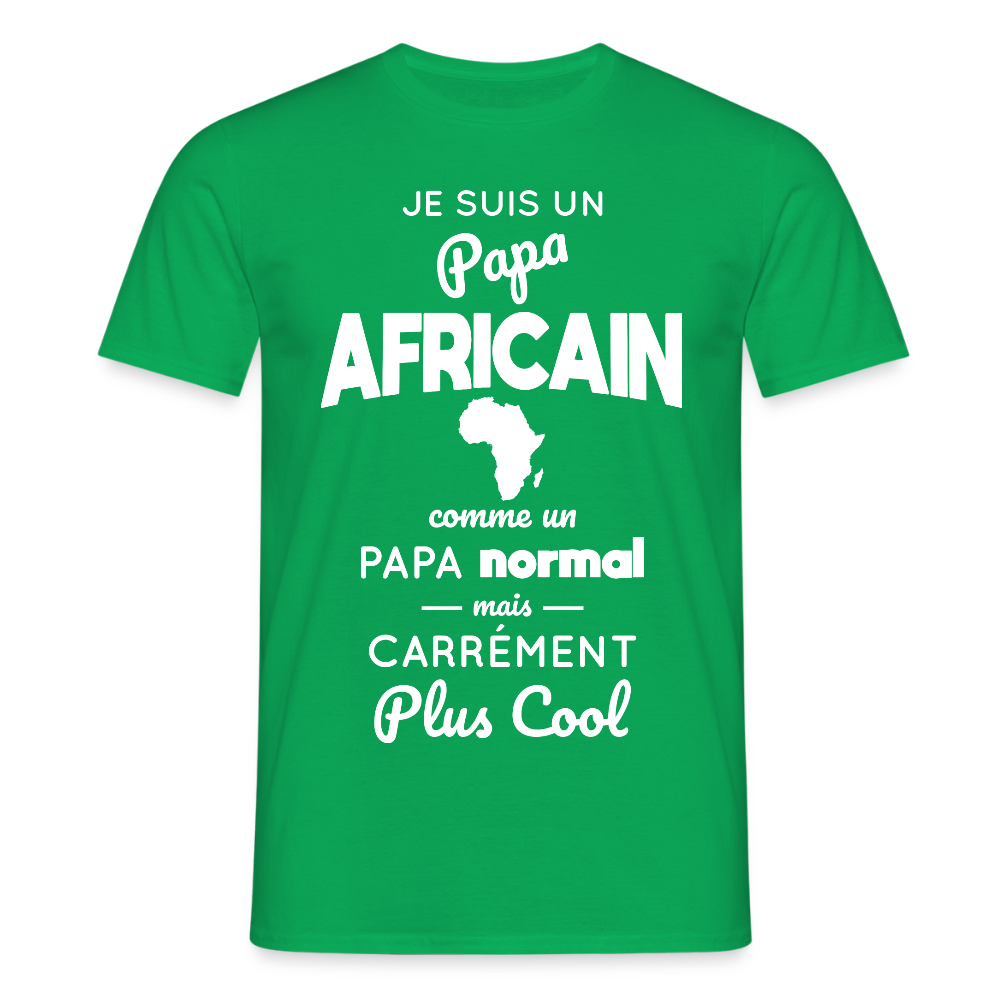 T-shirt Homme - Papa Africain Plus Cool - vert