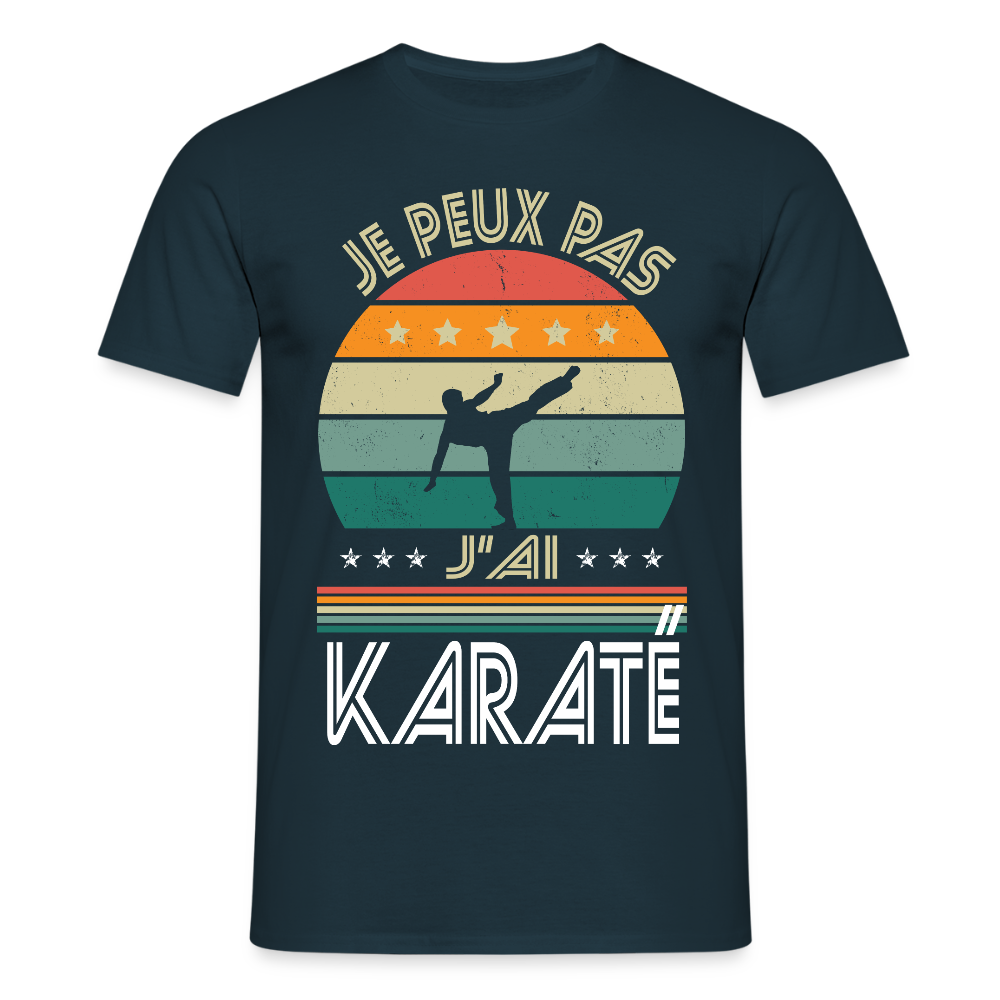 T-shirt Homme - Je peux pas j'ai Karaté - marine