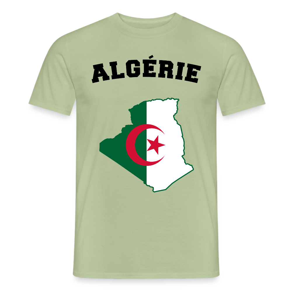 T-shirt Homme coloris clair - Algérie - vert sauge