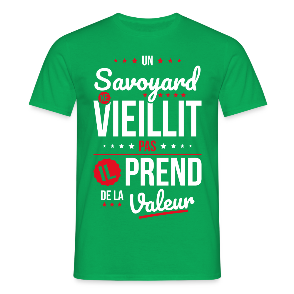 T-shirt Homme - Un Savoyard ne vieillit pas - vert