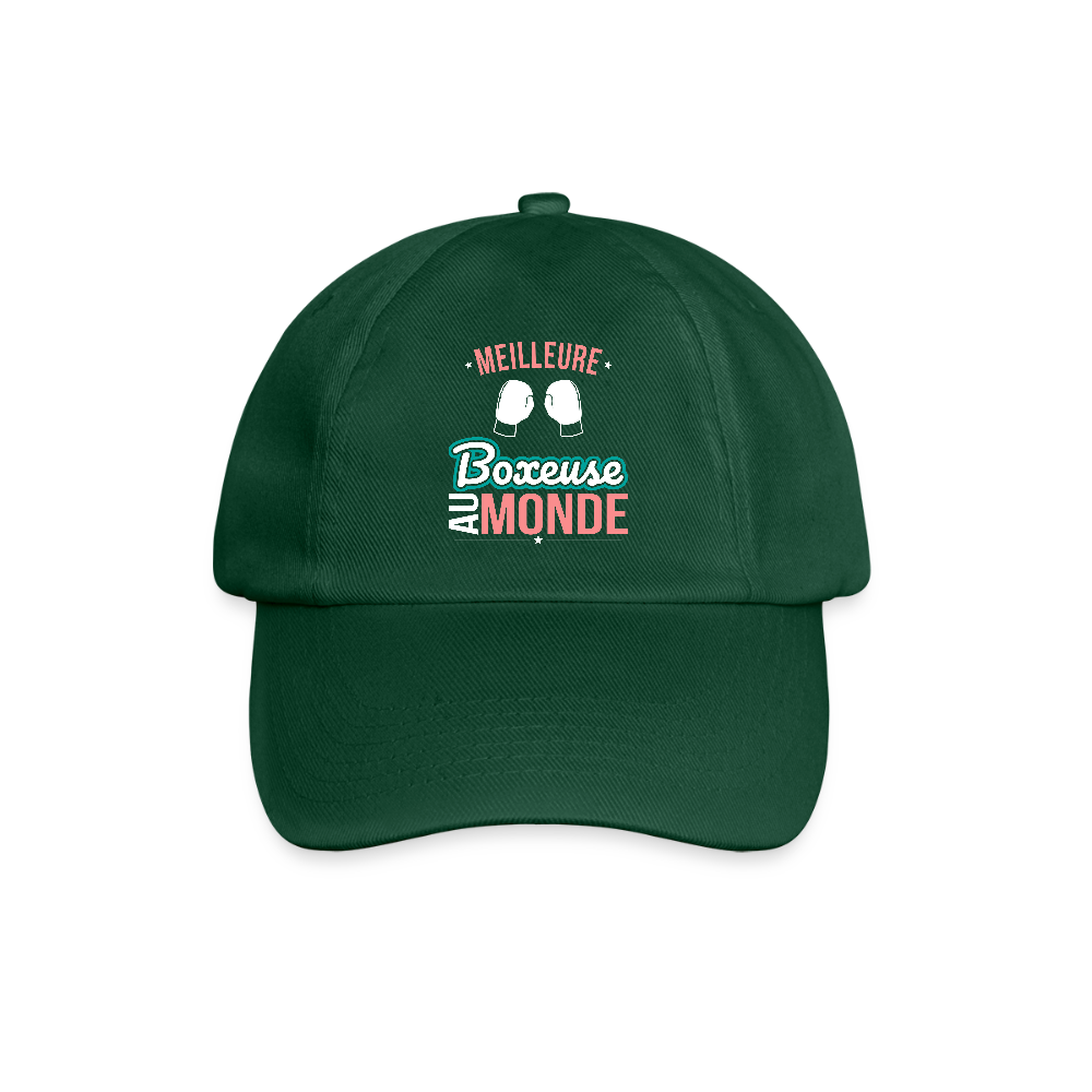 Casquette classique - Meilleure boxeuse au monde - vert bouteille