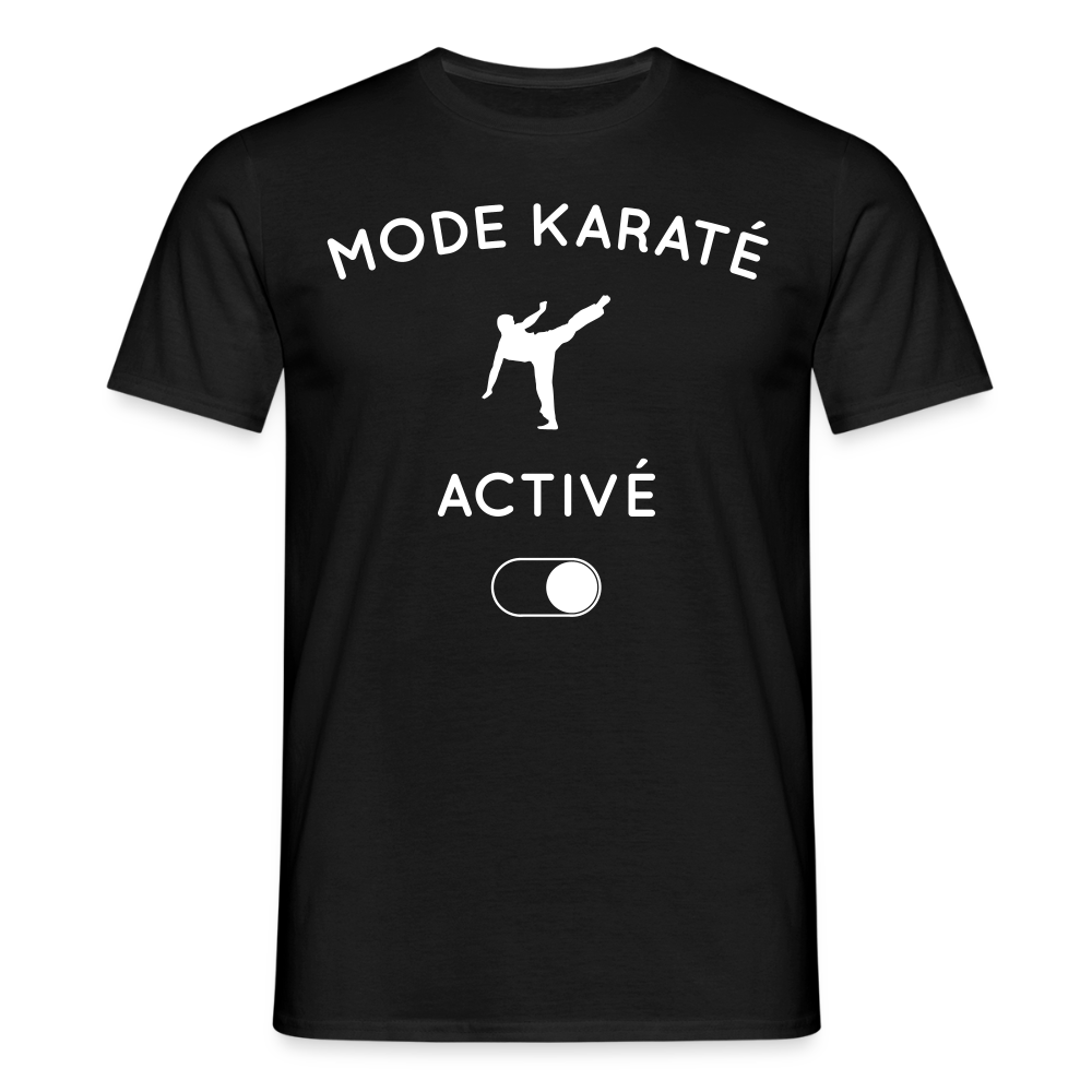 T-shirt Homme - Mode karaté activé - noir