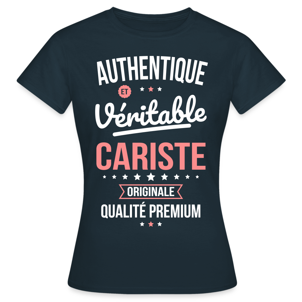 T-shirt Femme - Authentique et véritable Cariste - marine