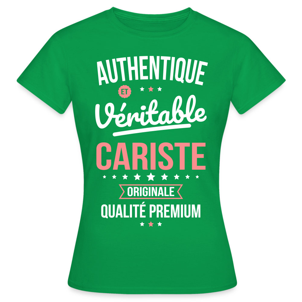 T-shirt Femme - Authentique et véritable Cariste - vert