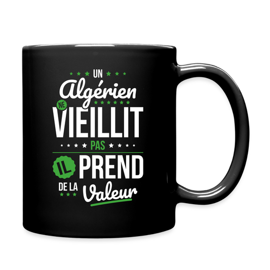 Mug uni - Un Algérien ne vieillit pas - noir