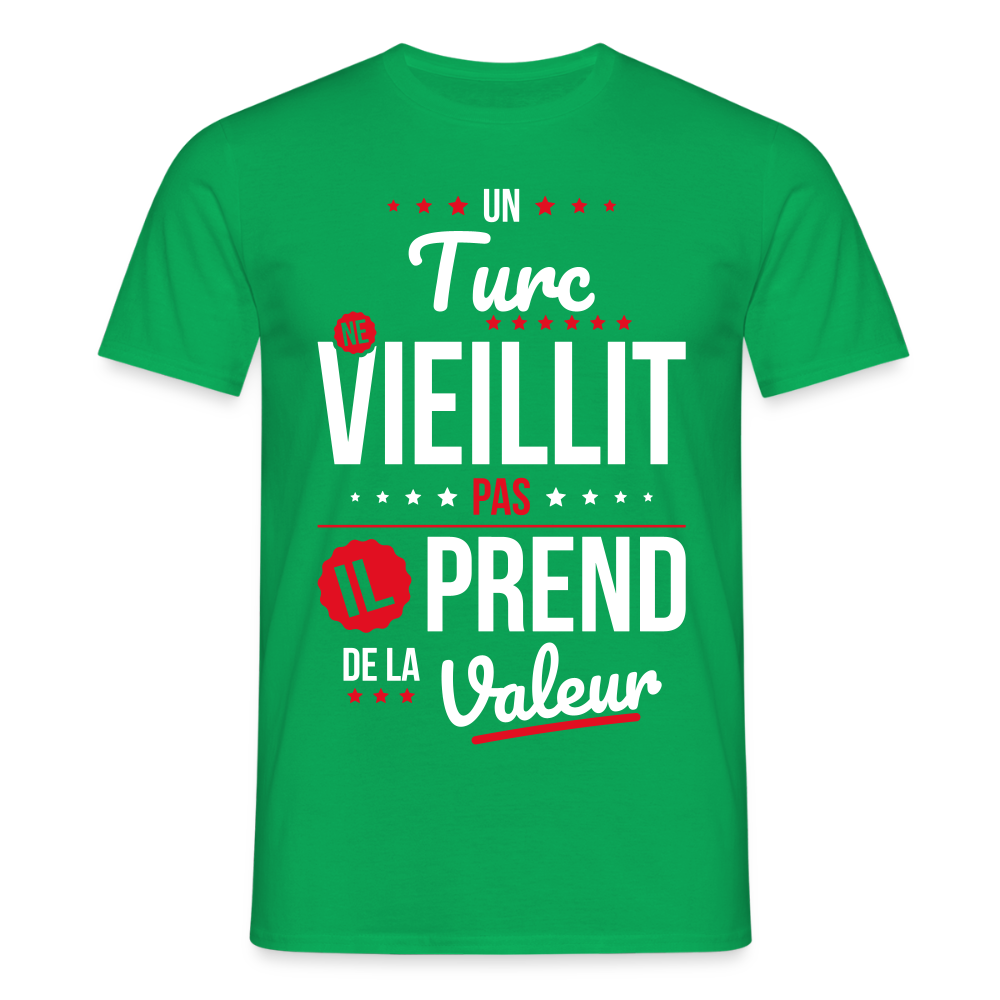 T-shirt Homme - Un Turc ne vieillit pas - vert