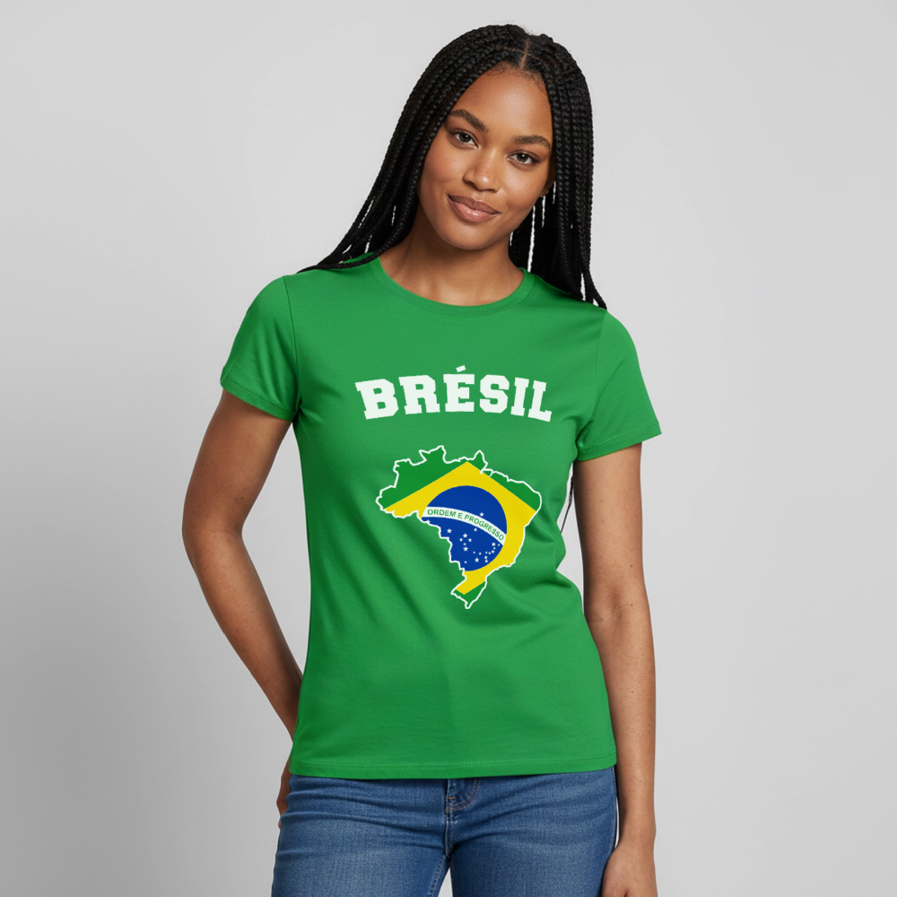 T-shirt Femme - Brésil - vert