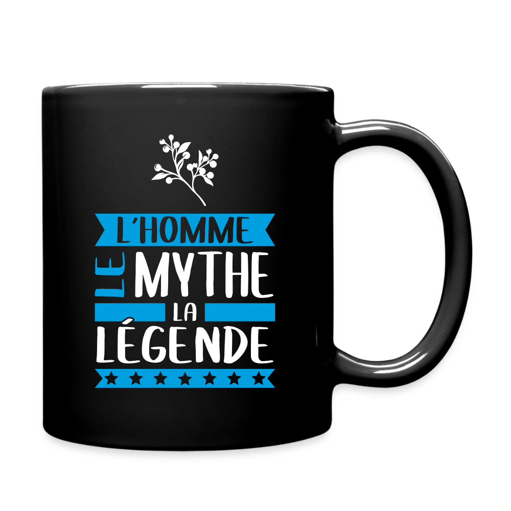 Mug uni Guy rébus – L’homme, le mythe, la légende - noir