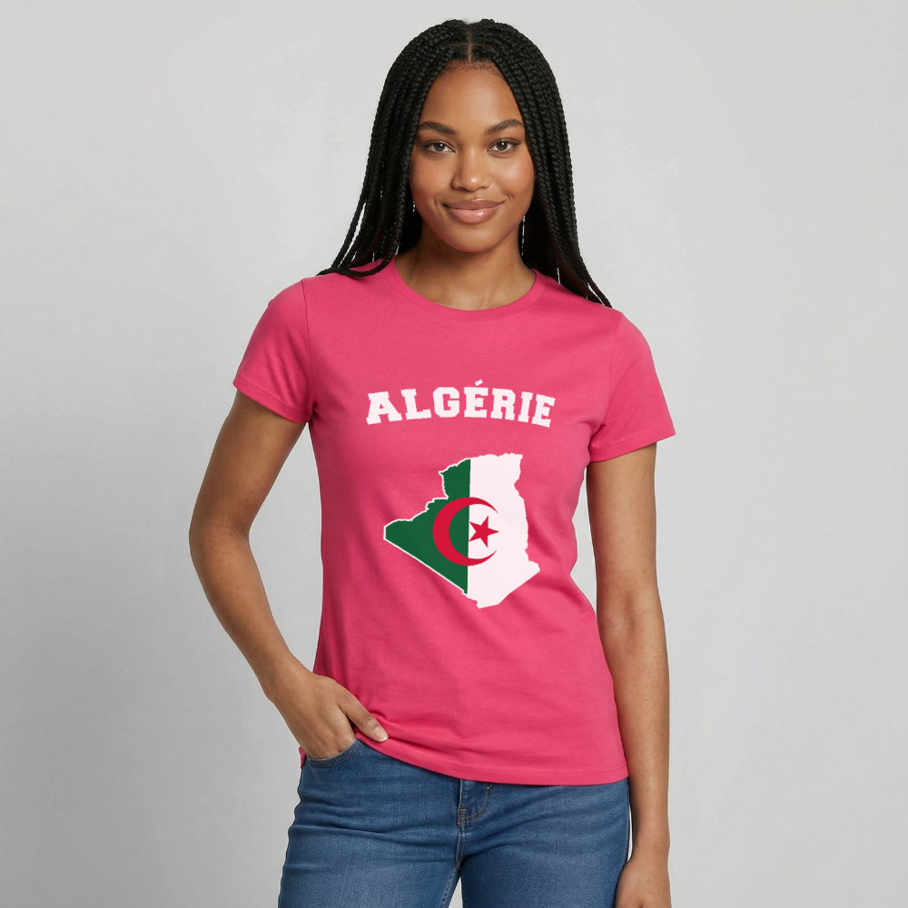 T-shirt Femme - Algérie - rose azalée