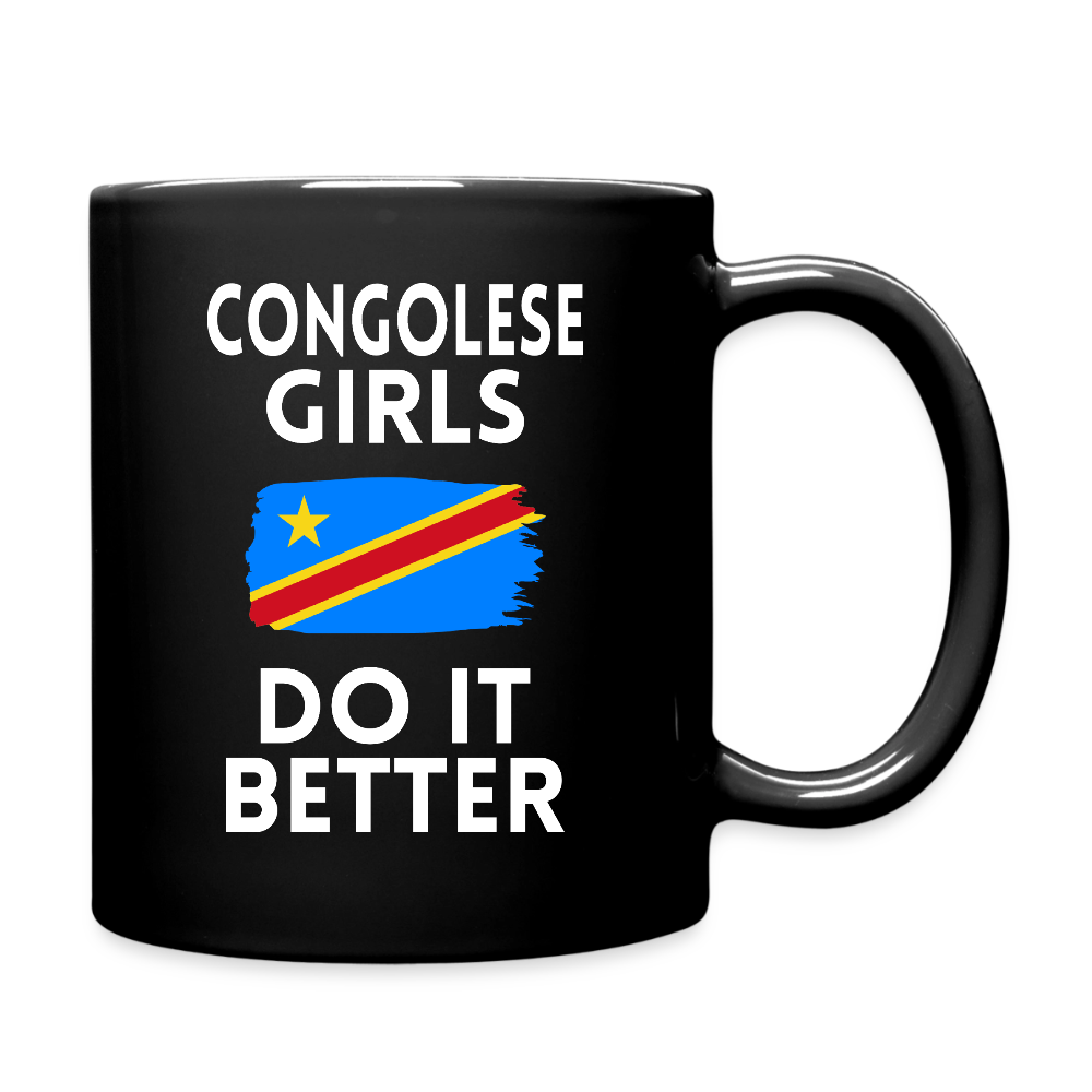 Mug uni Congolese Girls Do It Better - RDC - noir