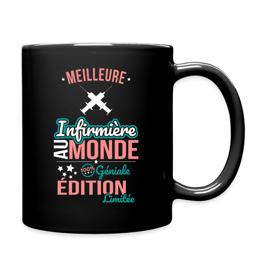 Mug uni - Meilleure Infirmière au monde - 100% géniale - noir