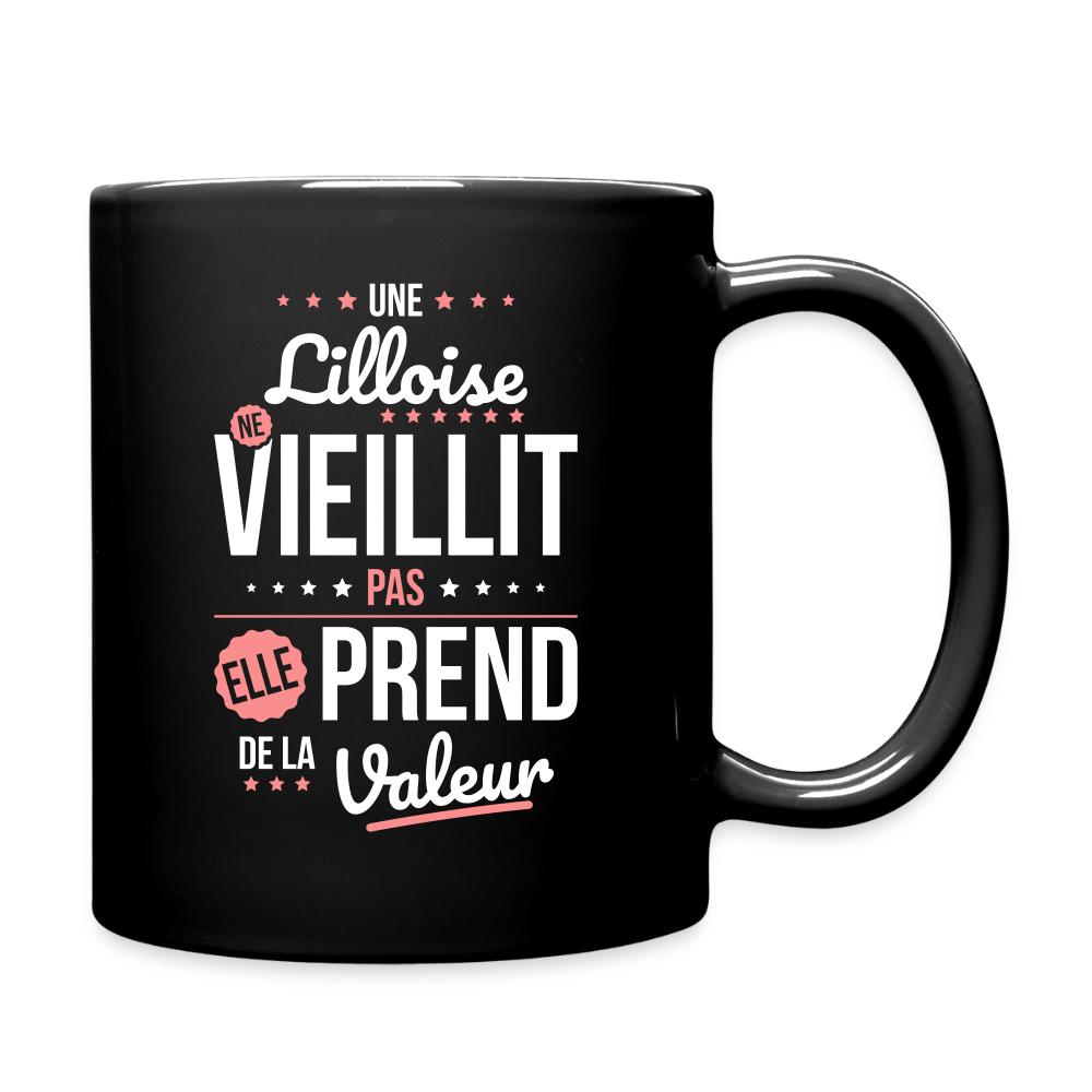 Mug uni - Une Lilloise ne vieillit pas - noir
