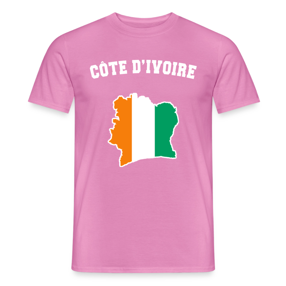T-shirt Homme - Côte d'Ivoire - rose