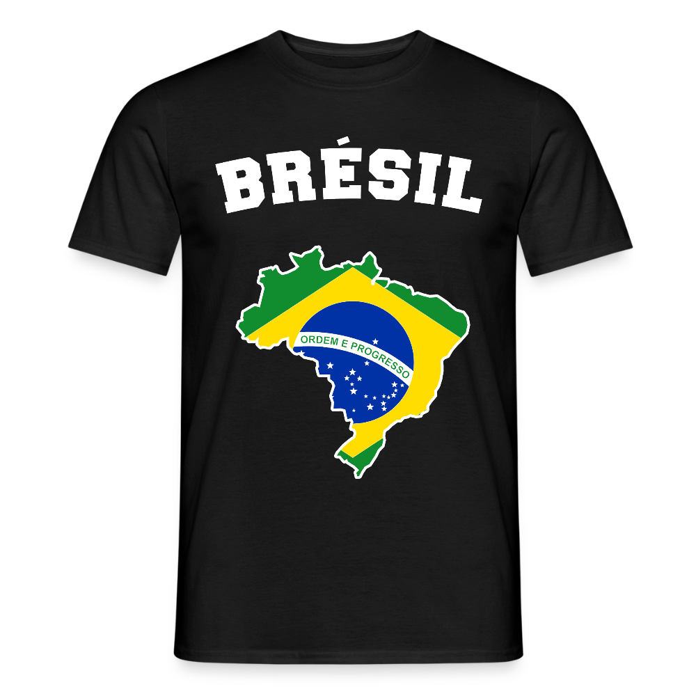 T-shirt Homme - Brésil - noir