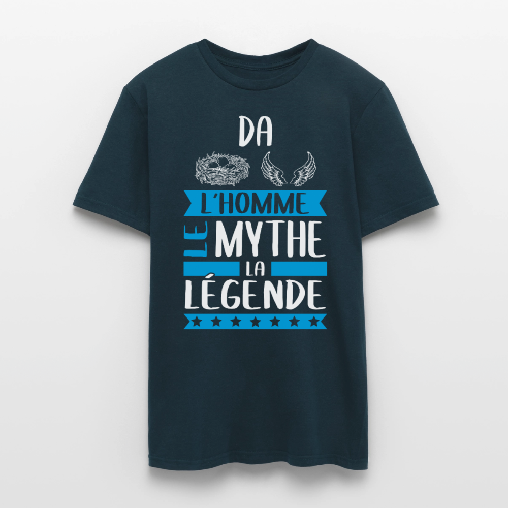 T-shirt homme Daniel rébus – L’homme, le mythe, la légende - marine