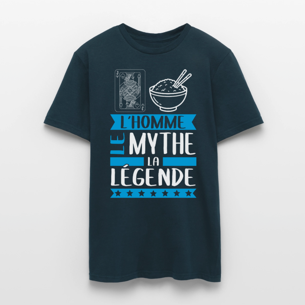 T-shirt homme Valéry rébus – L’homme, le mythe, la légende - marine