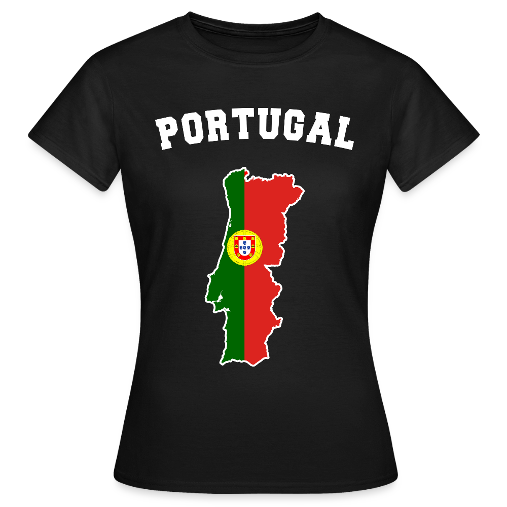 T-shirt Femme - Portugal - noir