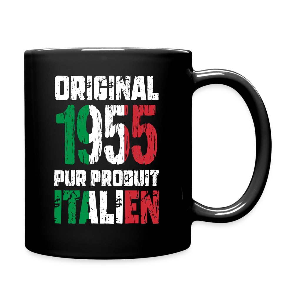 Mug uni - Anniversaire 70 Ans - Original 1955 - Pur produit Italien - noir