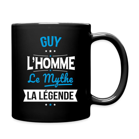 Mug uni - Guy - l'Homme - le Mythe - la Légende - noir