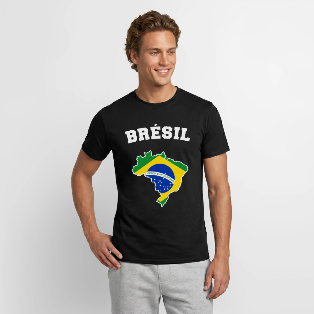T-shirt Homme - Brésil - noir