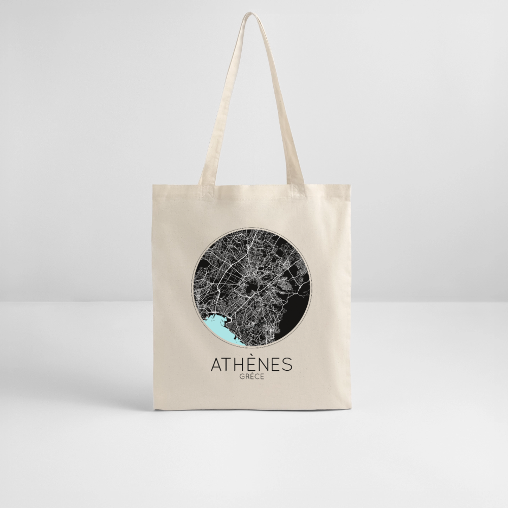 Tote Bag Athènes Bio Coloris Clair – Plan d’Athènes - écru doux