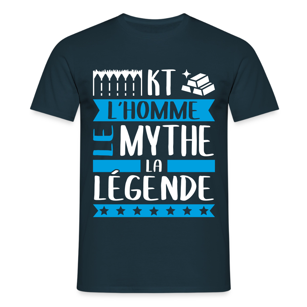 T-shirt homme Hector rébus – L’homme, le mythe, la légende - marine