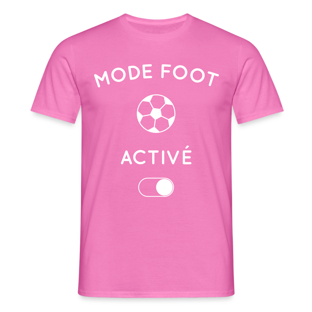 T-shirt Homme - Mode foot activé - rose