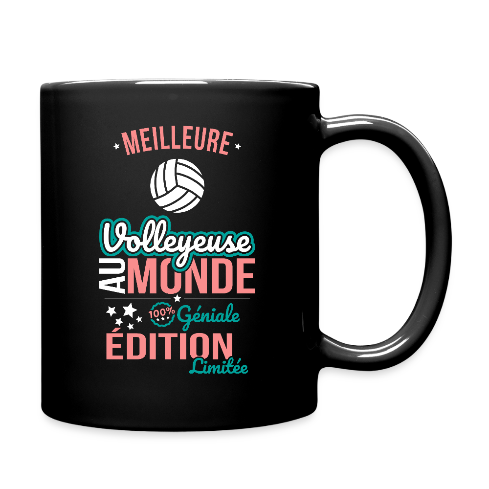 Mug uni - Meilleure Volleyeuse au monde - 100% géniale - noir