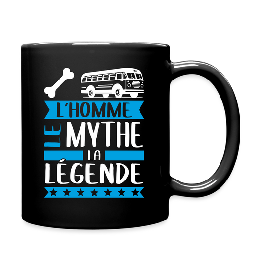 Mug uni Oscar rébus – L’homme, le mythe, la légende - noir