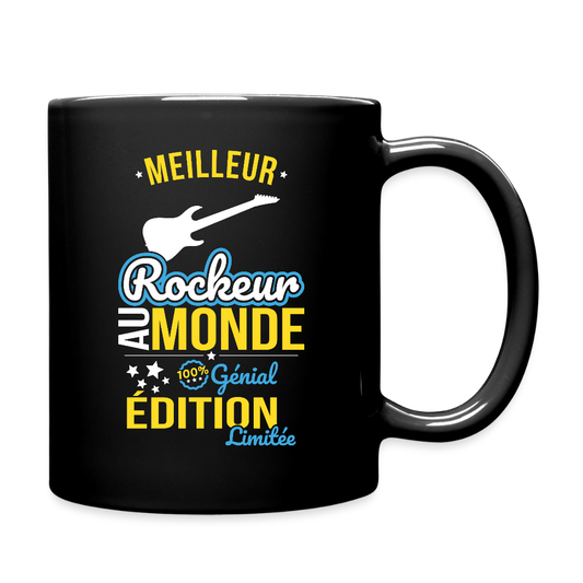 Mug uni - Meilleur Rockeur au monde - 100% génial - noir