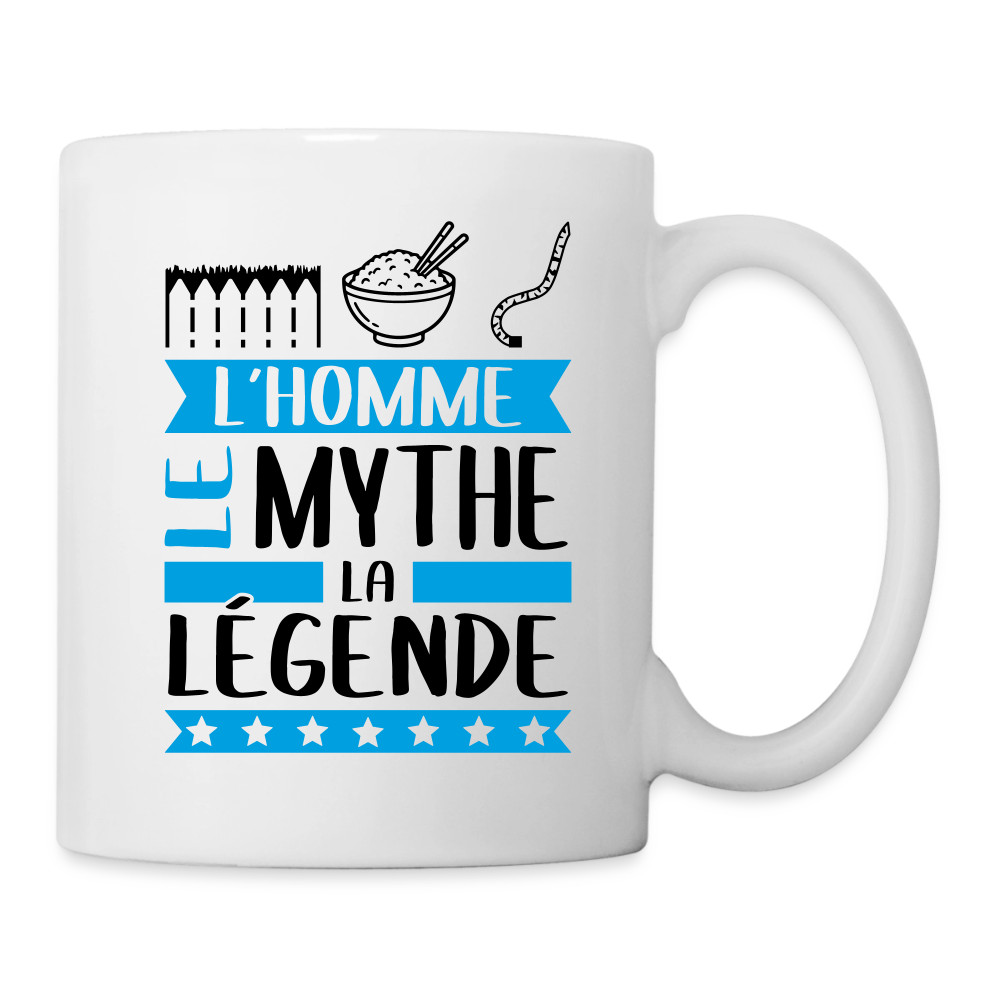 Mug blanc Eric rébus – L’homme, le mythe, la légende - blanc
