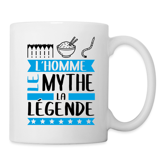 Mug blanc Eric rébus – L’homme, le mythe, la légende - blanc