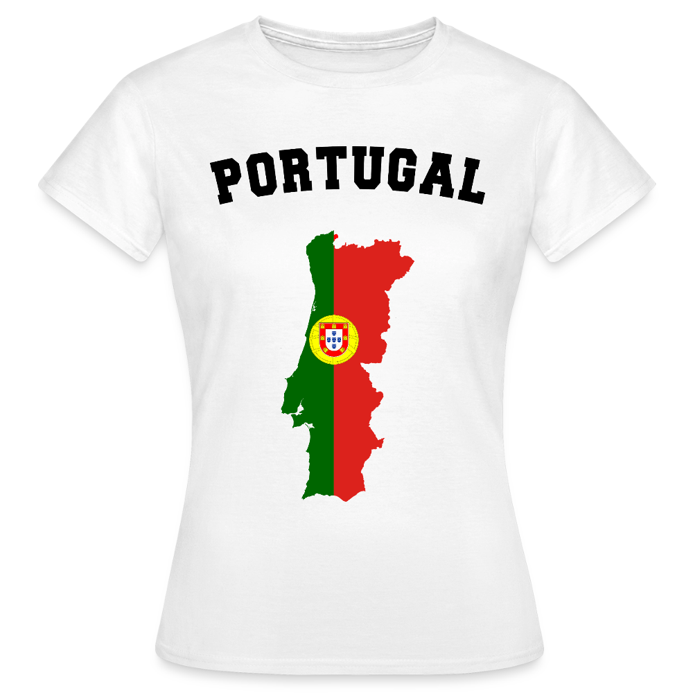 T-shirt Femme coloris clair - Portugal - blanc