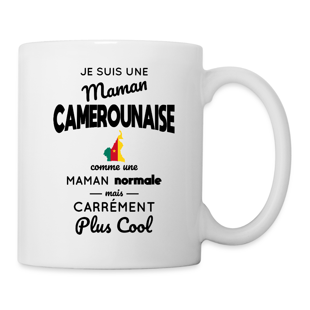 Mug blanc - Maman Camerounaise plus cool - blanc