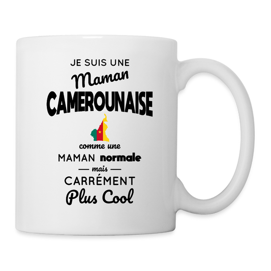 Mug blanc - Maman Camerounaise plus cool - blanc