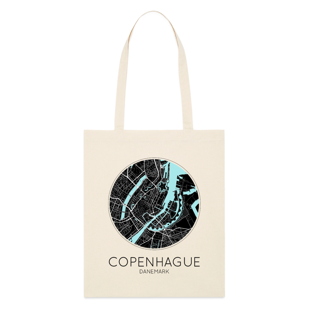 Tote Bag Copenhague Bio Coloris Clair – Plan de Copenhague - écru doux