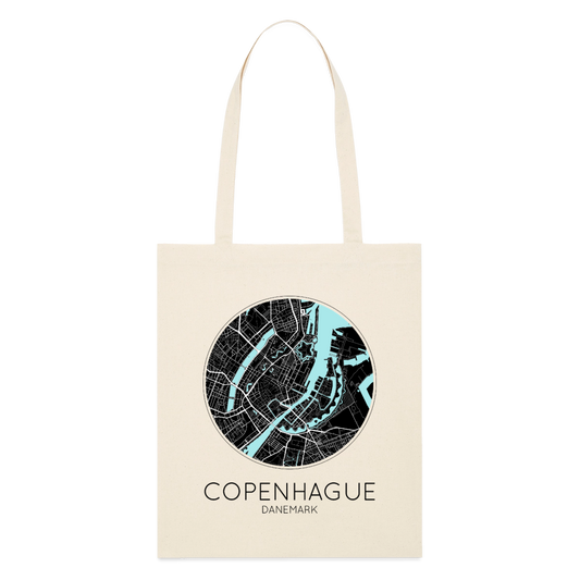 Tote Bag Copenhague Bio Coloris Clair – Plan de Copenhague - écru doux