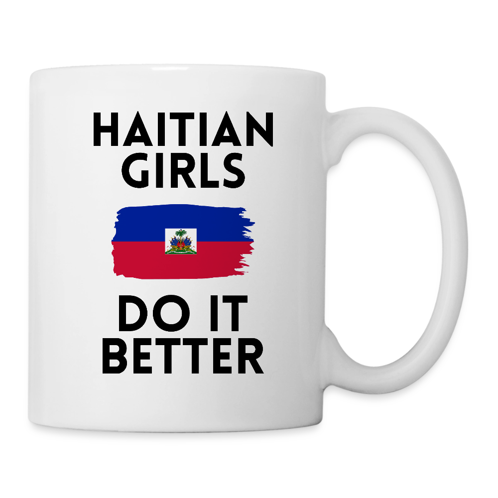 Mug blanc - Haitian Girls Do It Better - blanc