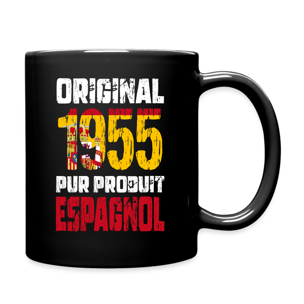 Mug uni - Anniversaire 70 Ans - Original 1955 - Pur produit Espagnol - noir