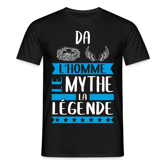 T-shirt homme Daniel rébus – L’homme, le mythe, la légende - noir
