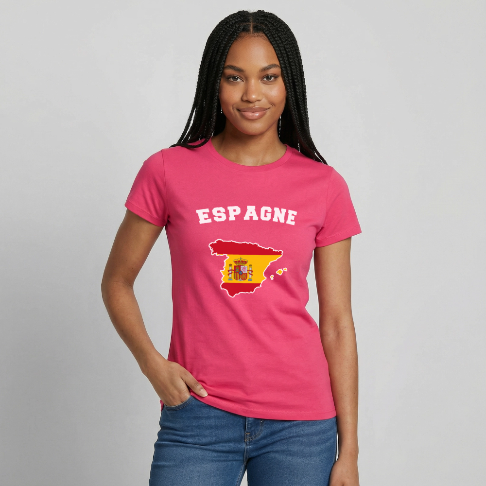 T-shirt Femme - Espagne - rose azalée