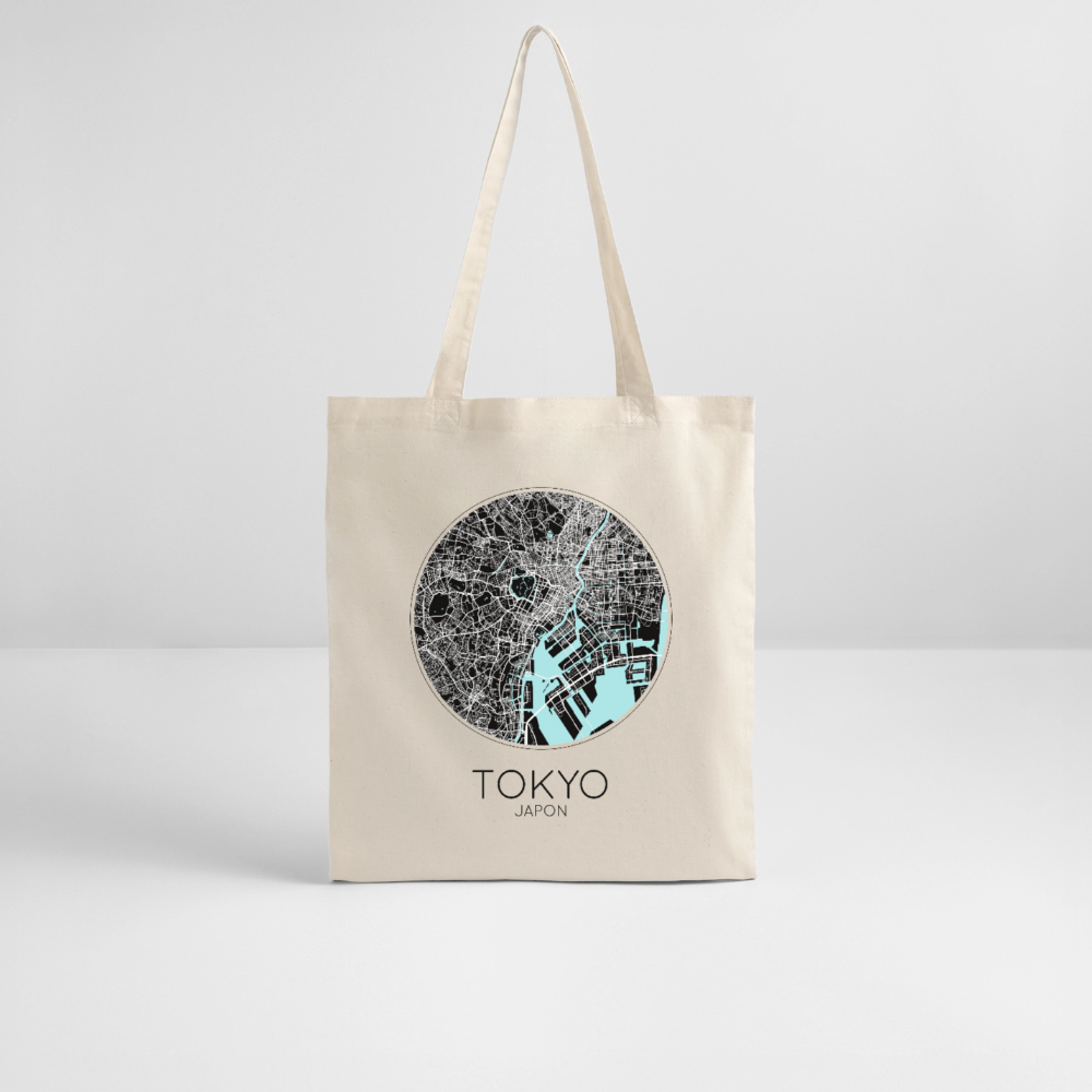 Tote Bag Tokyo Bio Coloris Clair – Plan de Tokyo - écru doux