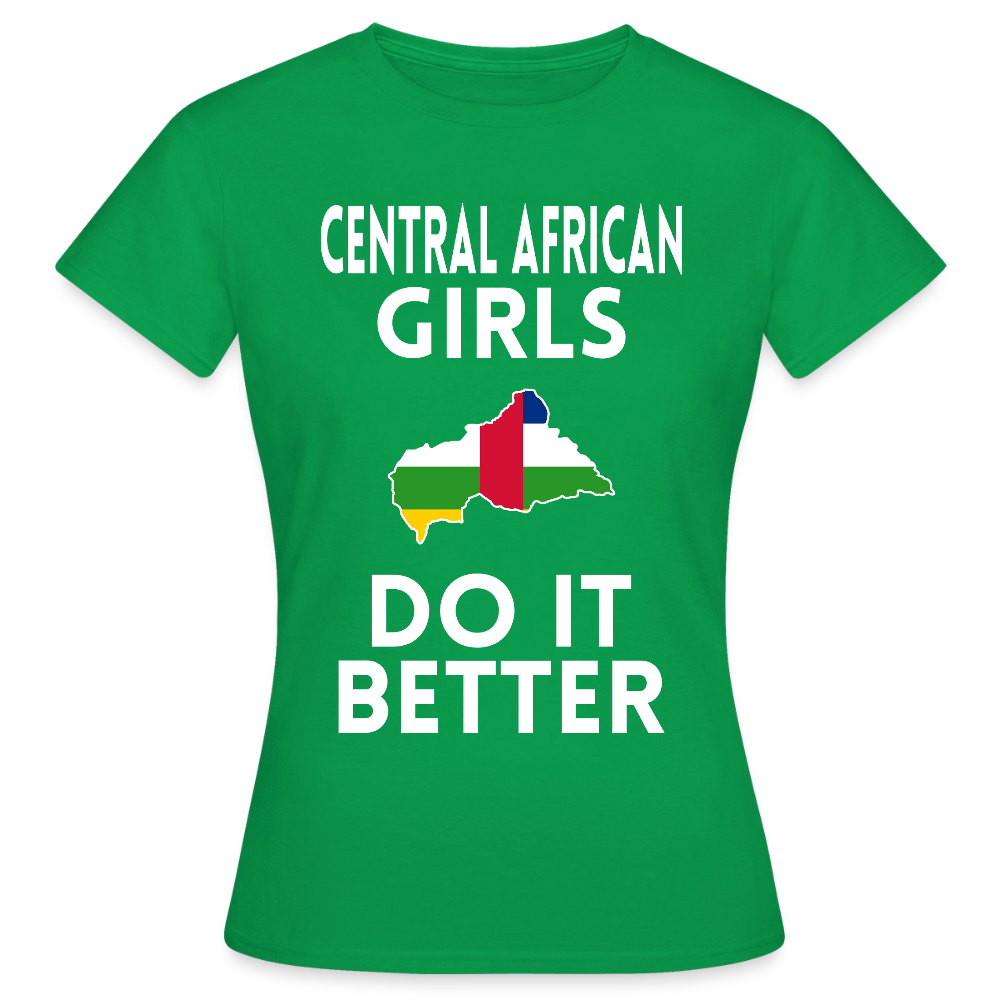T-shirt femme - Central African Girls Do It Better - vert