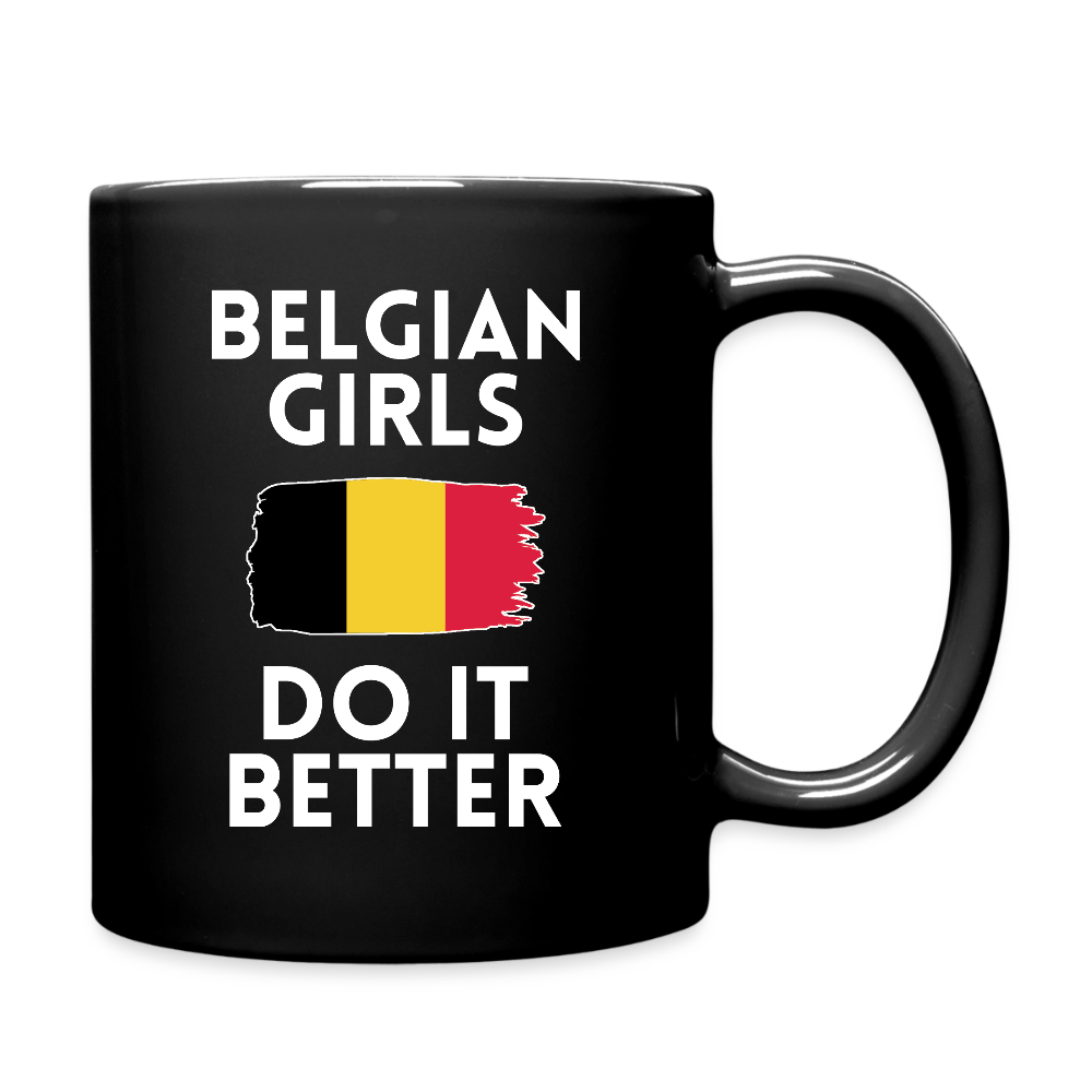 Mug uni - Belgian Girls Do It Better - noir