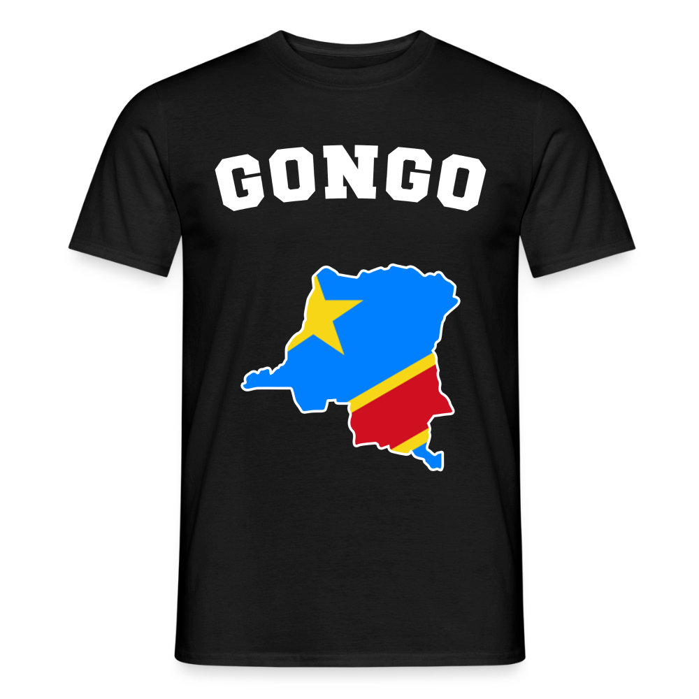 T-shirt Homme - RD Congo - noir
