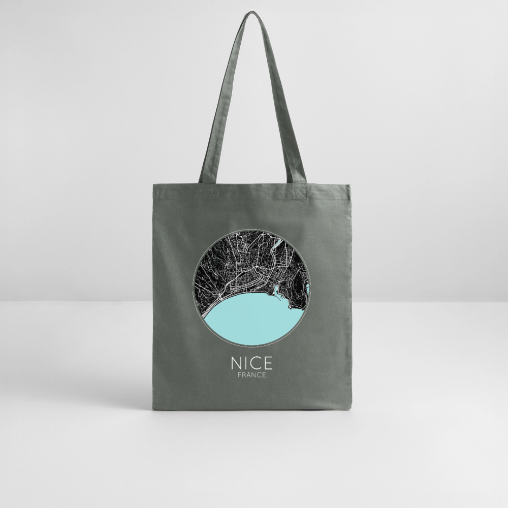 Tote Bag Nice Bio – Plan de Nice - charbon