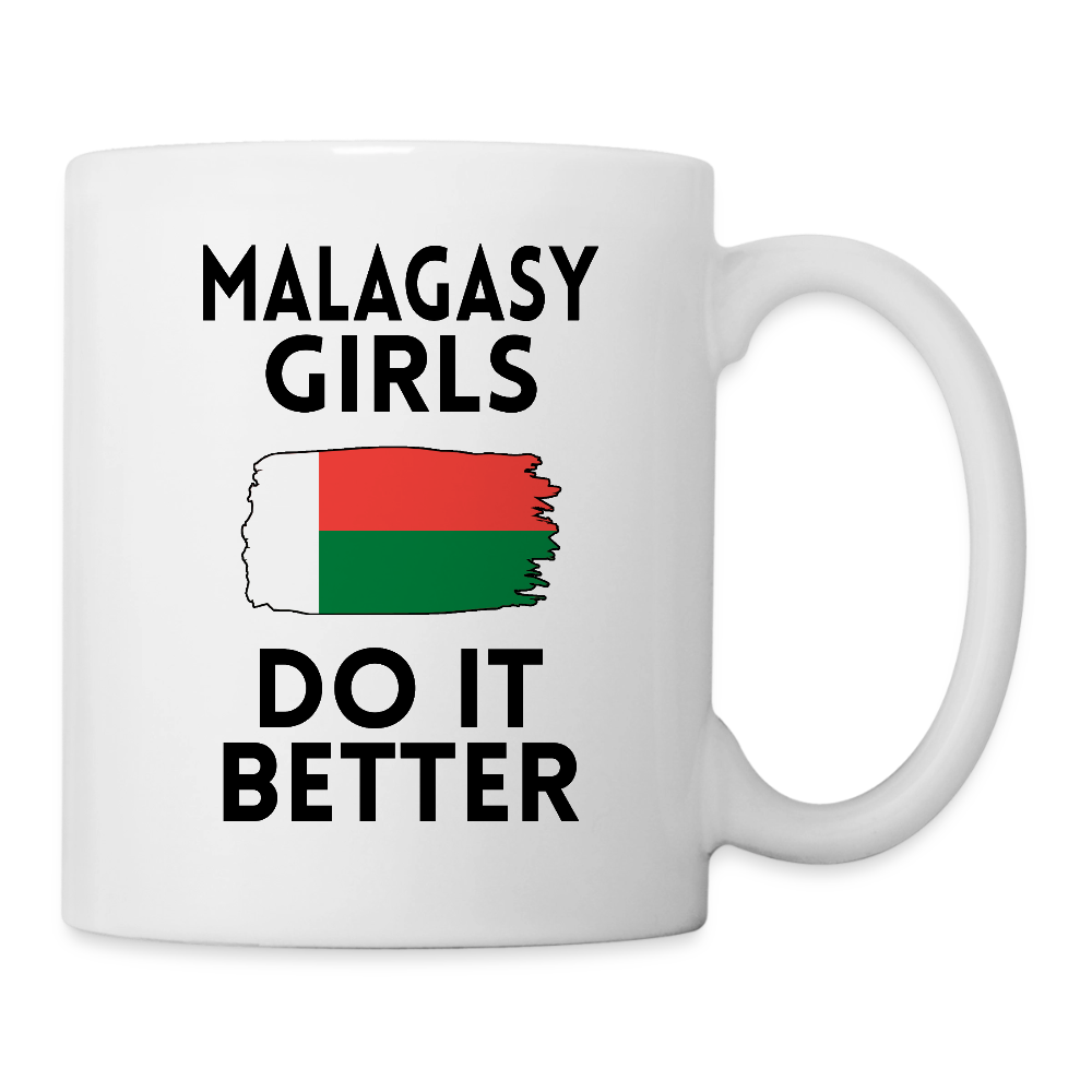 Mug blanc - Malagasy Girls Do It Better - blanc