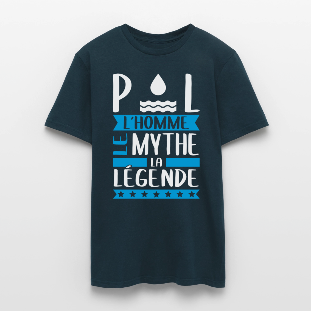 T-shirt homme Paul rébus – L’homme, le mythe, la légende - marine