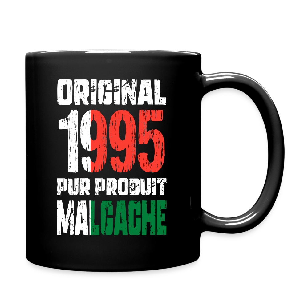 Mug uni - Anniversaire 30 Ans - Original 1995 - Pur produit Malgache - noir