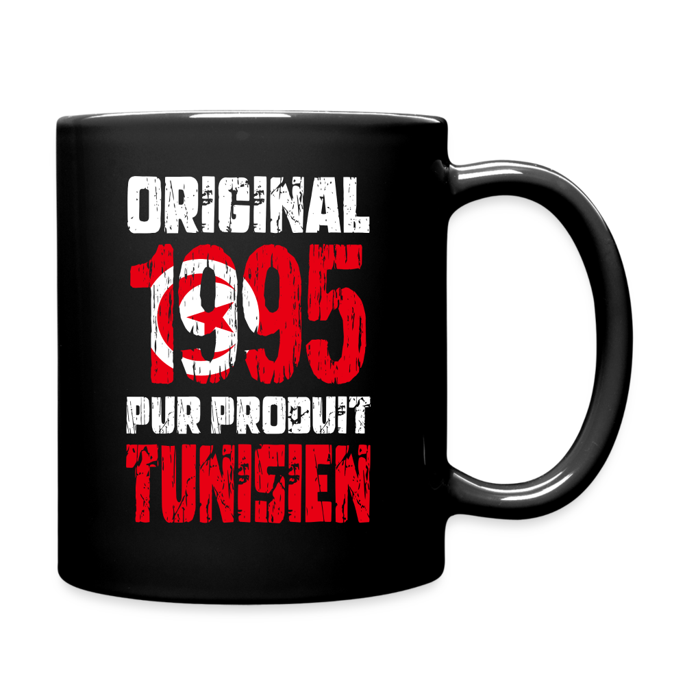 Mug uni - Anniversaire 30 Ans - Original 1995 - Pur produit Tunisien - noir